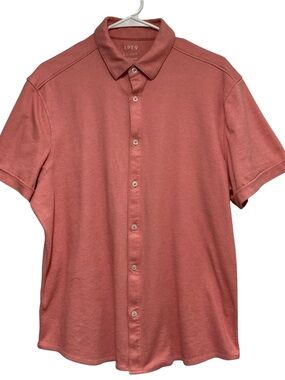 Apt. 9 Men's Premire Flex Short-Sleeve Button-Down Shirt‎ - Coral